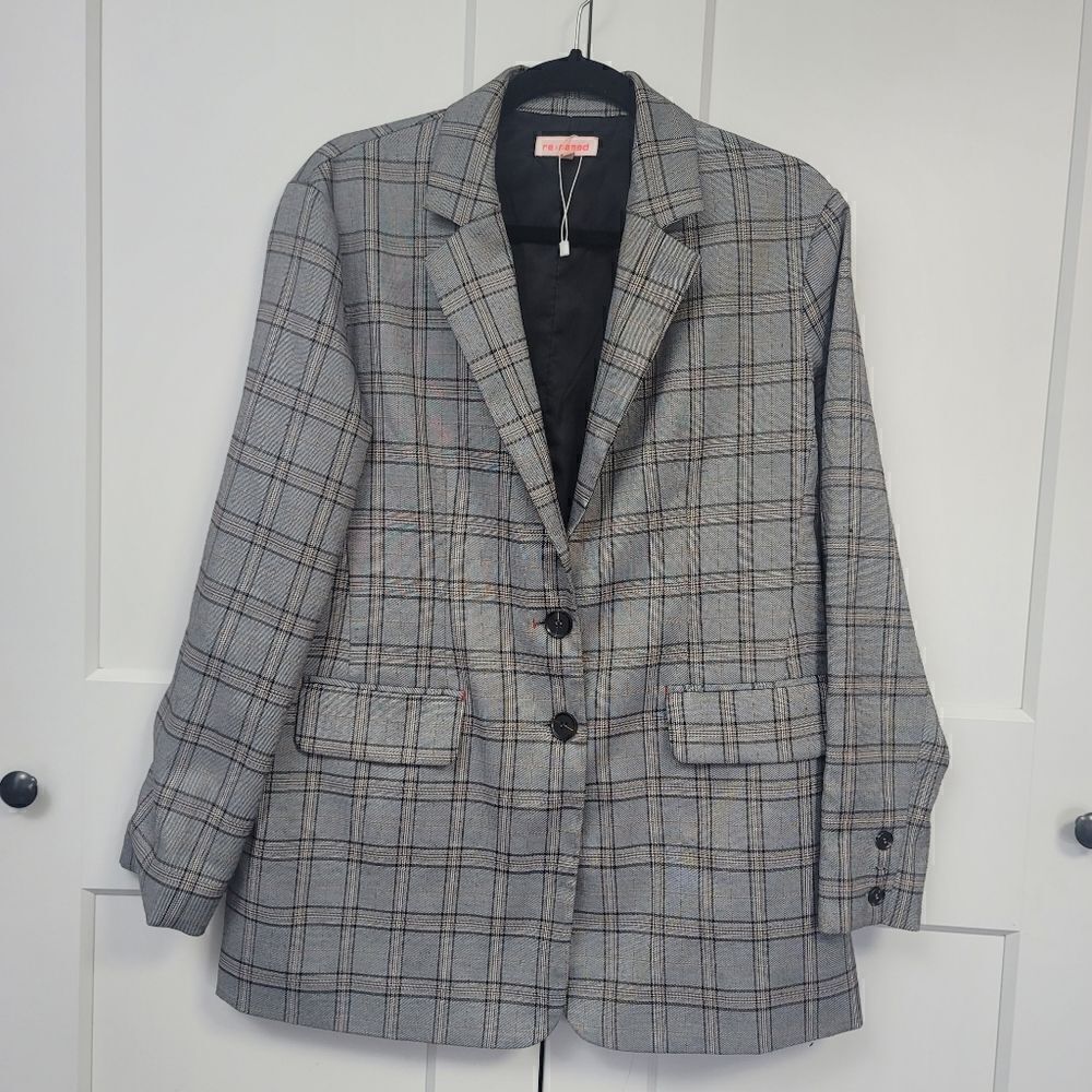 Re:named plaid blazer, medium - Picture 6 of 9